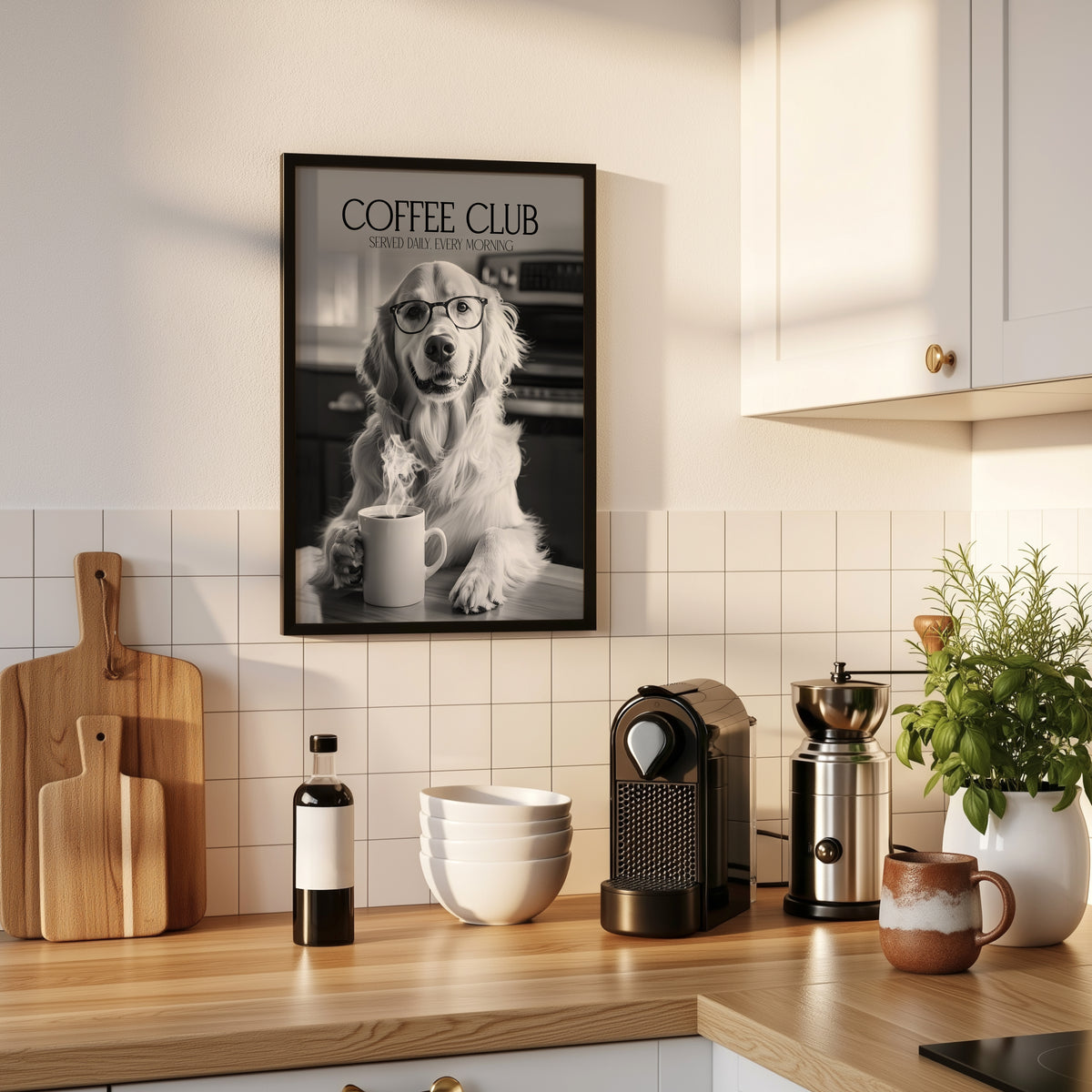 Chihuahua Coffee Club Print (A4, A5, 5x7, 4x6)