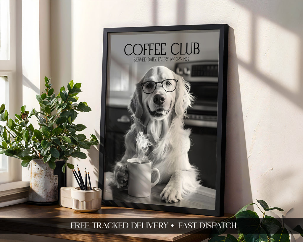 Chihuahua Coffee Club Print (A4, A5, 5x7, 4x6)