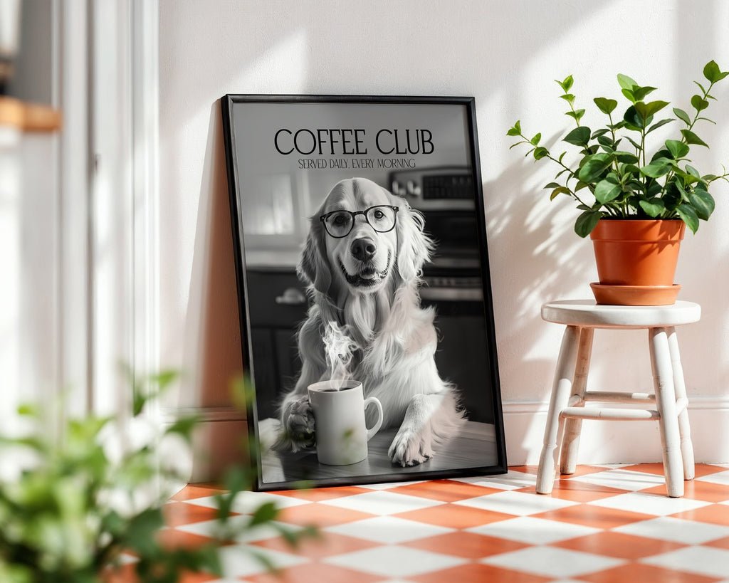 Chihuahua Coffee Club Print (A4, A5, 5x7, 4x6)