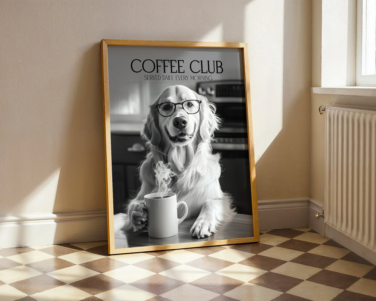 Chihuahua Coffee Club Print (A4, A5, 5x7, 4x6)