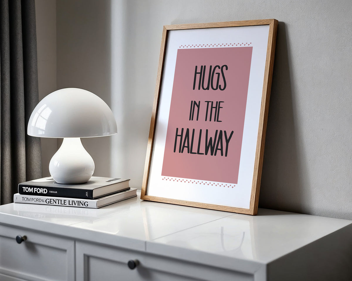 Hugs In The Hallway Print (A3, A4, A5, 5x7, 4x6)
