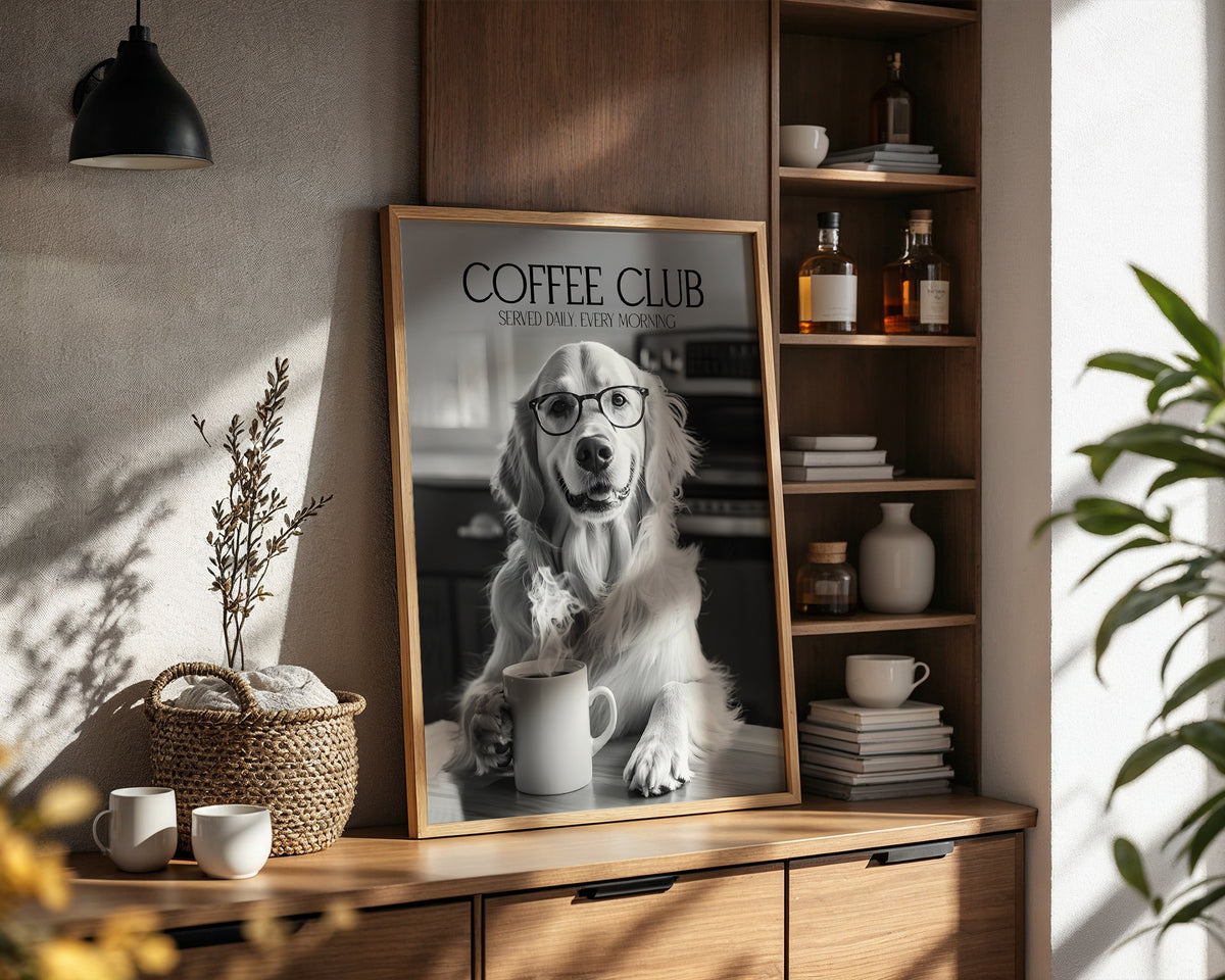 Chihuahua Coffee Club Print (A4, A5, 5x7, 4x6)
