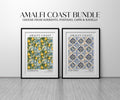 Amalfi Coast Wall Art Print Set, Italian Travel Print Bundle, Set of 3 Prints, Italy Kitchen Posters, Sorrento, Positano, Ravello, Capri