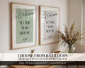 Welcome To The Mad House, Family Home Wall Art, Handwritten Quote Prints, Funny Typography Design, Prints For The Kitchen, A5 A4 A3