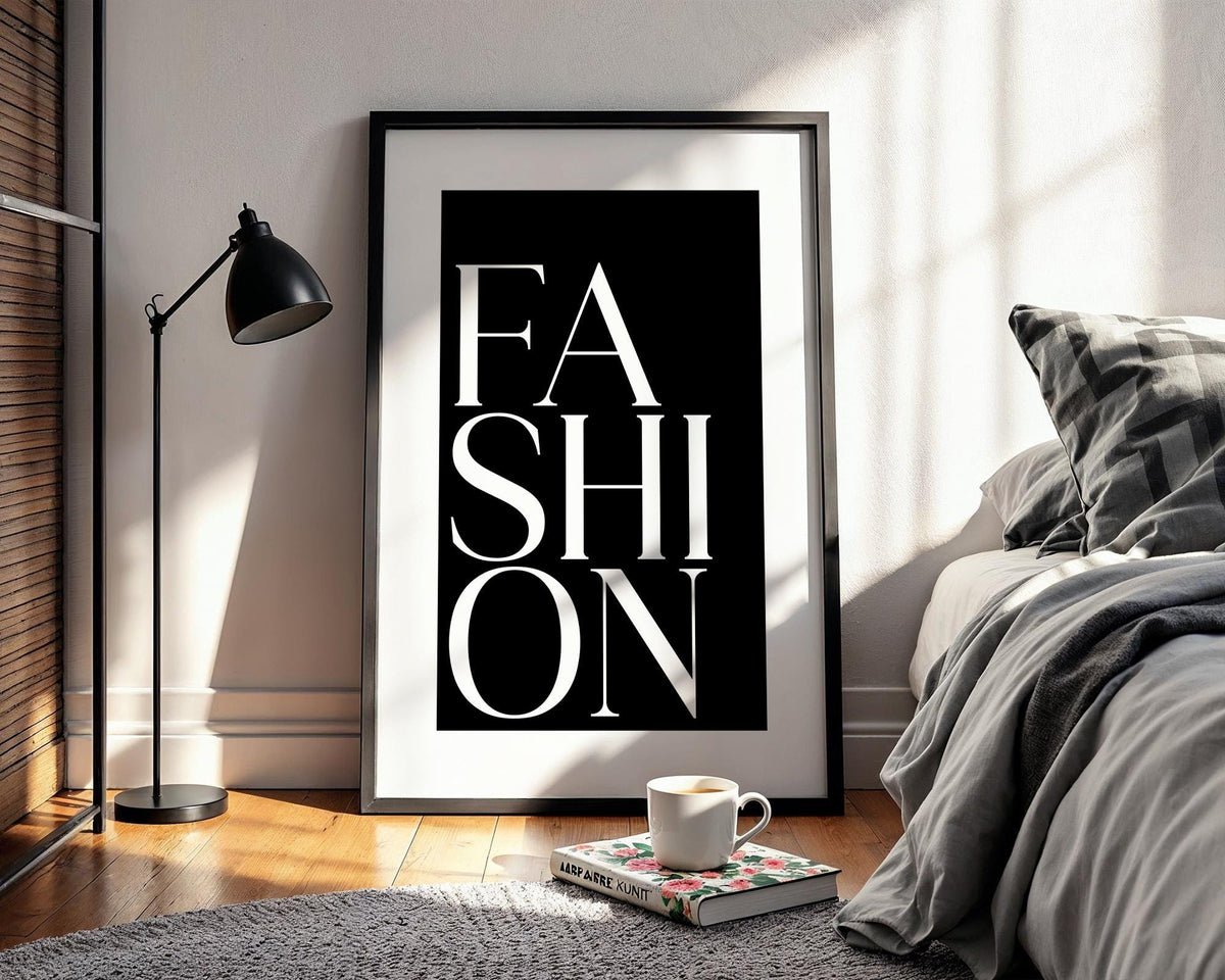 Fashion Wall Posters, Neutral Minimalist Typography Artwork, Fashion Bedroom Prints, Bold Gallery Wall Decor, Custom Poster Gift, A3 A4 A5