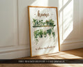 Home Is Where My Plants Are Print, Plant Kitchen Decor, Indoor Plant Poster, Plant Lovers Gifts, Present for Plant Lover