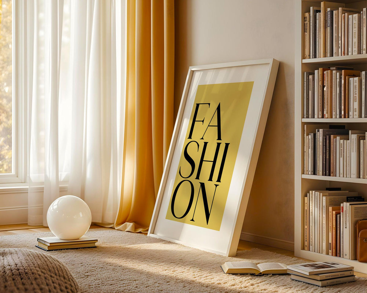 Fashion Wall Posters, Neutral Minimalist Typography Artwork, Fashion Bedroom Prints, Bold Gallery Wall Decor, Custom Poster Gift, A3 A4 A5