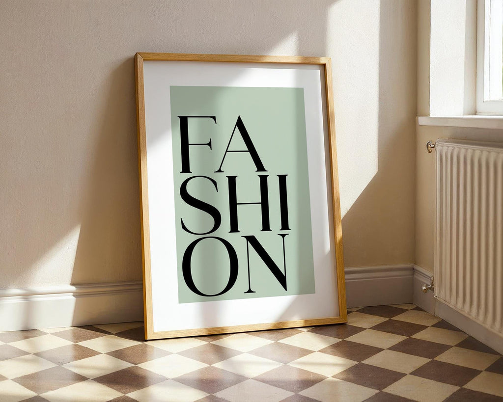 Fashion Wall Posters, Neutral Minimalist Typography Artwork, Fashion Bedroom Prints, Bold Gallery Wall Decor, Custom Poster Gift, A3 A4 A5